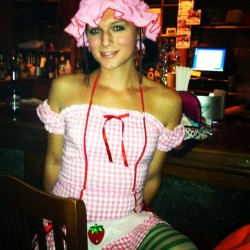 candimcbride:  candimcbride:  Out for a post-Halloween Halloween party #StrawBerry  Halloween 2012!