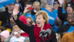 continuants:  itsinthetrees:  Tammy Baldwin, Senator-Elect from Wisconsin. She will be the first openly gay senator in U.S. history.  Hell yes, Ms. Baldwin. 