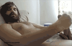 bannock-hou:  Cum In My Own Beard, by EricksDick at Skype, hot bear with a big dick spews all over his awesome beard and belly, then smears it around. 