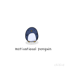 thefrogman:  Motivational penguin by Jackie