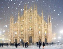 haribolicious:  Winter Wonderland. Duomo Cathedral in Milan, Italy 
