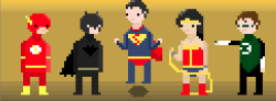it8bit:  8-bit Justice League  Created &amp; submitted by Jordan Collis