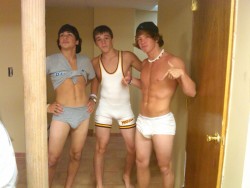 undie-fan-99:  3 cute guys.  1 in white Hanes briefs; other in singlet, other in grey FTL briefs.  I want 1 and 3  (right click and open in new window to view the FULL SIZE version.  worth it!) 