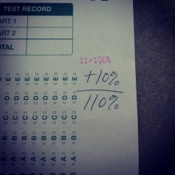 110!!!! In math class! :D hell yes! #hyfr #omg #110 #A #mathtest #test #c:  (at Southwest Tennessee Community College / Macon Cove Campus)