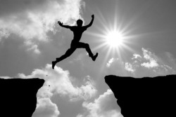 &ldquo;Don&rsquo;t be afraid to take a big step if one is indicated; you can&rsquo;t cross a chasm in two small jumps.&rdquo; ~ David Lloyd George