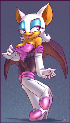 Rouge the Bat - Livestream request - I&rsquo;m not really into Sonic stuff but I find her kinda sexy :3