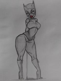 Tim Burton&Amp;Rsquo;S Catwoman - Sketch