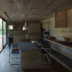 justthedesign:  Kitchen Made From Concrete
