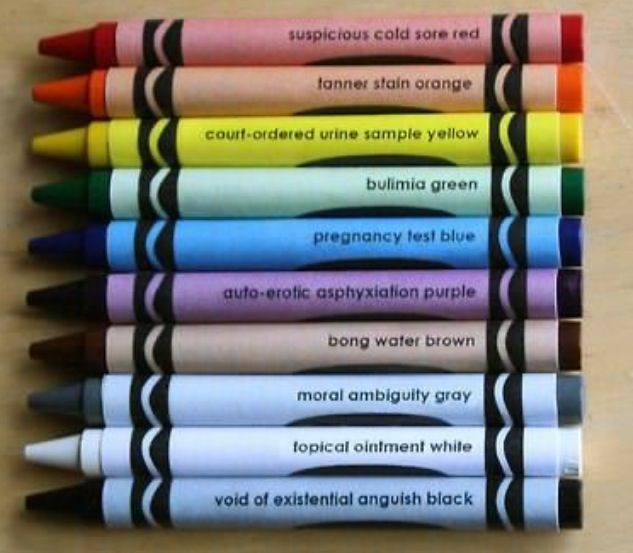 cisbloodscum:  abetterfatethanwisdom:  a-black-car-pulled-up-and:  every black crayon