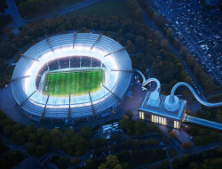 thekhooll:  Plugged Statoil, an energy company “Stadium” Advertisement.  CGI and postproduction done by Souverein Weesp. 