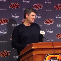 Here with White Sox manager and all-time #OKState great, Mr. Robin Ventura