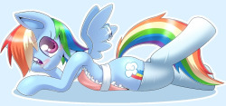 Dash, you sly pony you, your wings show it