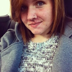 miss-nutella-liz:  No makeup, sweater Sunday work swaggg. #nomakeup #sweater #brunette #piercing 