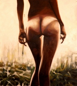 thomassaliot:  P’tit Cul  Just finished Oil on canvas 80/100 cm 