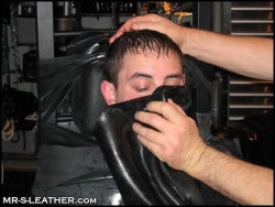 Sometimes when the master has earned a lot of money, by selling me as a slave whore, he sometimes takes off his rubber pants and forces me to smell and lick them inside. As a reward for jobs well done. Since my Master is retired he always use rubber pants
