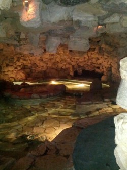 Playboy mansion grotto at the beginning of