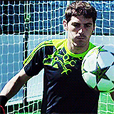  Iker Casillas &amp; Hope Solo. Both born in 1981 and truly excellent goalkeepers. He won the FIFA World Cup (2010) and the UEFA European Championship (2008, 2012) with the Spain NT, which he also captains. She has won two Olympic Gold medals with the