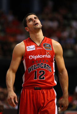 Kevin Lisch, former college basketball player at SLU, now playing pro ball in the Land Down Under.