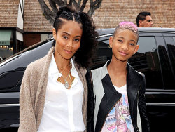 fuckyeahsexeducation:  katelucia:  Jada Pinkett-Smith is aware of the critics that frown up their noses at the way she raises her daughter, Willow. Willow cuts, dyes and styles her hair as she pleases, a fact that bothers many who feel girls shouldn’t
