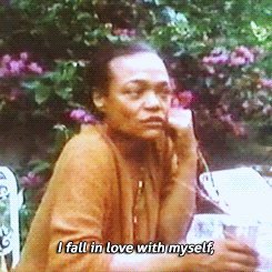 ibadbitch:  c-r-o-n-a:  theycantunderstand:  thelingerieaddict:  fuckyeavanity:  most amazing words ever spoken.  Eartha Kitt, dropping some self-love realness.  this video is the most amazing thing ever  mmm  I’m so in love with this.