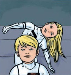 marvelentertainment:  The Marvel Universe’s most famous family joins Marvel Now! in FF #1!  Front and center are Franklin and Valeria Richards, the children of Mr. Fantastic and the Invisible Woman! As they are taken on family trip through various