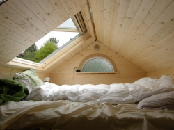 barackfuckingobama:  sageofmagic:  neutralistic:  lamod-e:  i would never leave this bed  perfect  I just imagine making that into a giant nest of warm blankets and watching rain fall down on the roof  what if you woke up one morning and a dude was laying