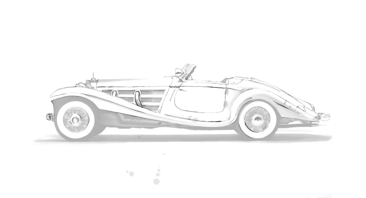 Mercedes-Benz 540K Spezial Roadster  by TortureLord