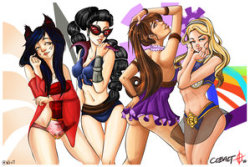 Ahri, Vayne, Caitlyn and Lux are waiting to have fun with you ;)