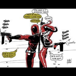 #deadpool #marvel #marvelcomics #harleyquinn #dccomics