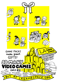 mareodomo:  lagamespace:  Many of you have been asking if it is possible to donate more to receive extra Game Packs. Yes, it is! You can get as many game packs as you like, and gift them to friends by donating an extra ฟ for each. When the campaign