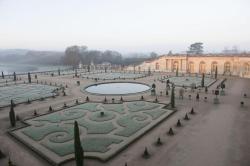 The gardens of Versailles this morning 