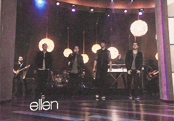 Big Time Rush Performing At The Ellen Degeneres Show      