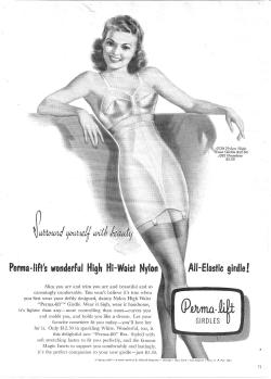 vintagebounty:  Perma-Lift Girdle 1952 Vintage Advertisement Original Photoplay Magazine Print “Surround Yourself With Beauty Available here: https://www.etsy.com/listing/116782659/perma-lift-girdle-1952-vintage 