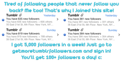 Click here and enter your tumblr url to get 302 instant followers!