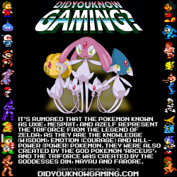 didyouknowgaming:  Pokemon, The Legend of