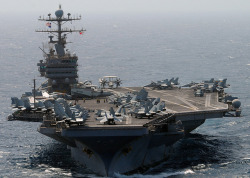 Militaryandweapons:  Uss Abraham Lincoln Transits The Arabian Sea. By Official U.s.