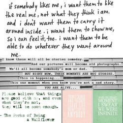 some of the perfect perks of being a wallflower quotes