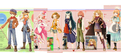 hellyeahharvestmoon:  woah okay so i just translated a couple of the measurements to feet and michelle isn’t even 5 feet tall wow and neil is 5”4’ in comparison sanjay is 6”3’ and felicia is 5”6’ 