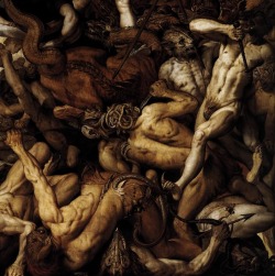 abinferis:  Frans Floris Het gevecht van de opstandige engelen(The Fall of the Rebellious Angels) Detail 