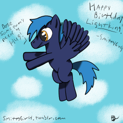 asklightking:  Text-less version  Happy 19th birthday Lightking! Some fan art as a gift ^^ Your a great friend, an excellent role player, and a really great hugger! Keep the hugs going! ~Smittygir4 _________________________________________________________