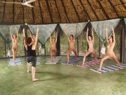Nude Exercise Class