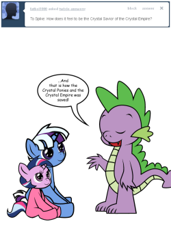 twixie-answers:  I call bovine feces!  Oh that Spike~