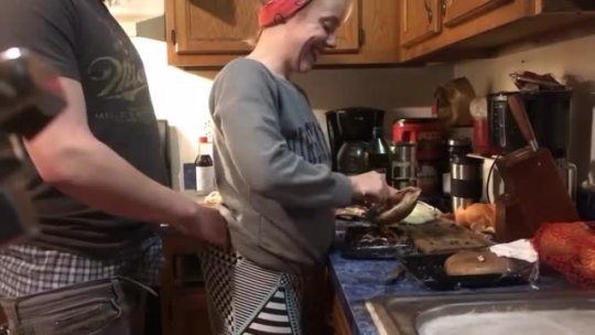 hallpasshusband-deactivated2020:hotties-galore:When’s she’s a good cook but a better fuck and you’re more hungry for pussy💦💦